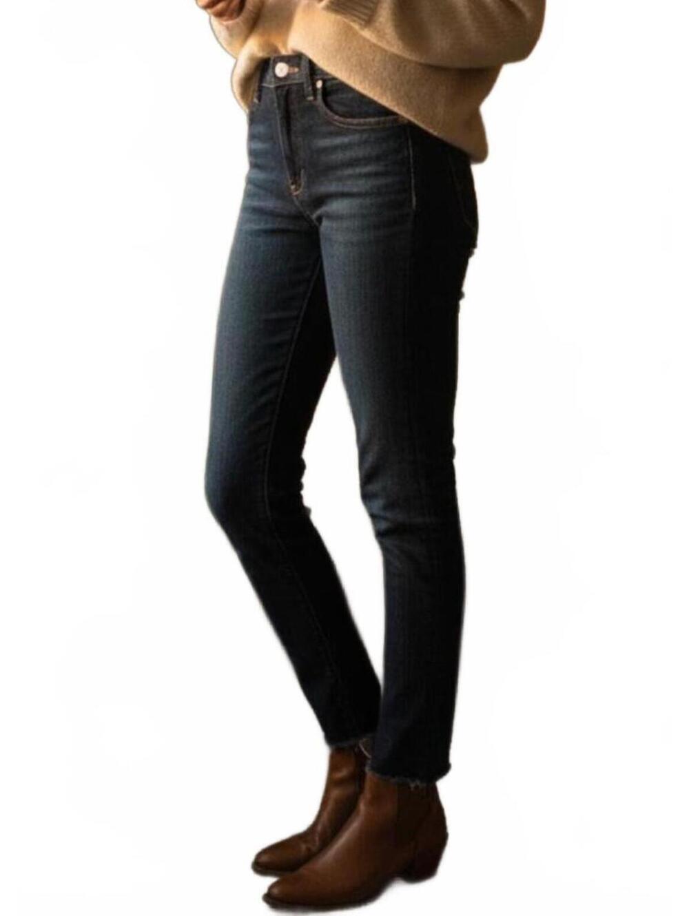 Rag & Bone Women's 10 Inch Ankle Skinny Jeans Size 26 Raw Hem In Mad River